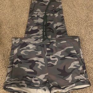 Camo overalls